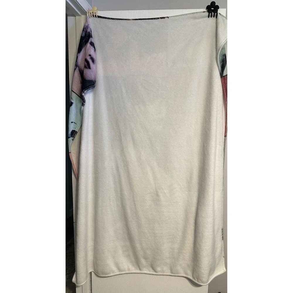 Taylor Swift The Eras Tour Graphic Print Throw Blanket, Multicolor Rectangular